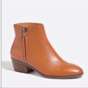 Reagan Cognac booties